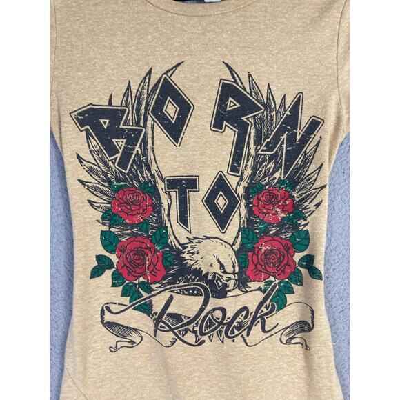 May Pink Women's M Brown Graphic T-Shirt‎ Long Dress Short Casual Spring - Picture 10 of 10